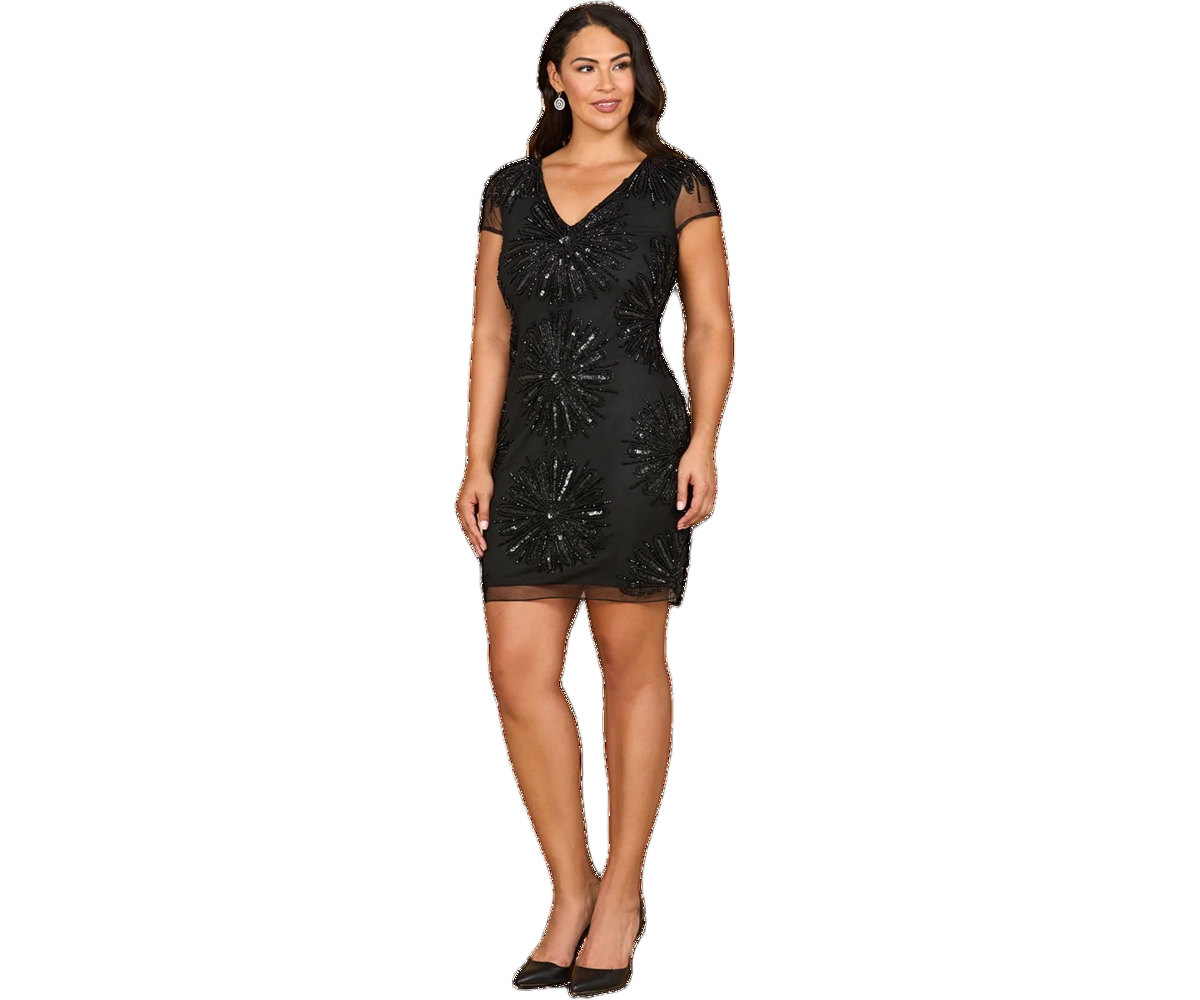 Lara Women’s Sparkling Cocktail Dress – Black Lara Women’s Sparkling Cocktail Dress – Black