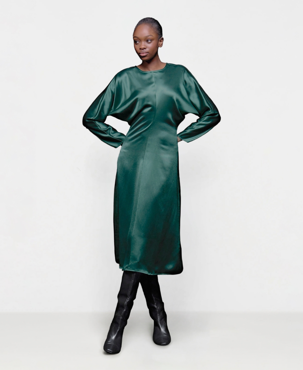 Leem Women’s Batwing Maxi Dress – Green Leem Women’s Batwing Maxi Dress – Green