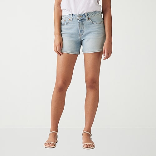 Levi’s Womens A-Line Shorts, 32, Blue Levi’s Womens A-Line Shorts, 32, Blue