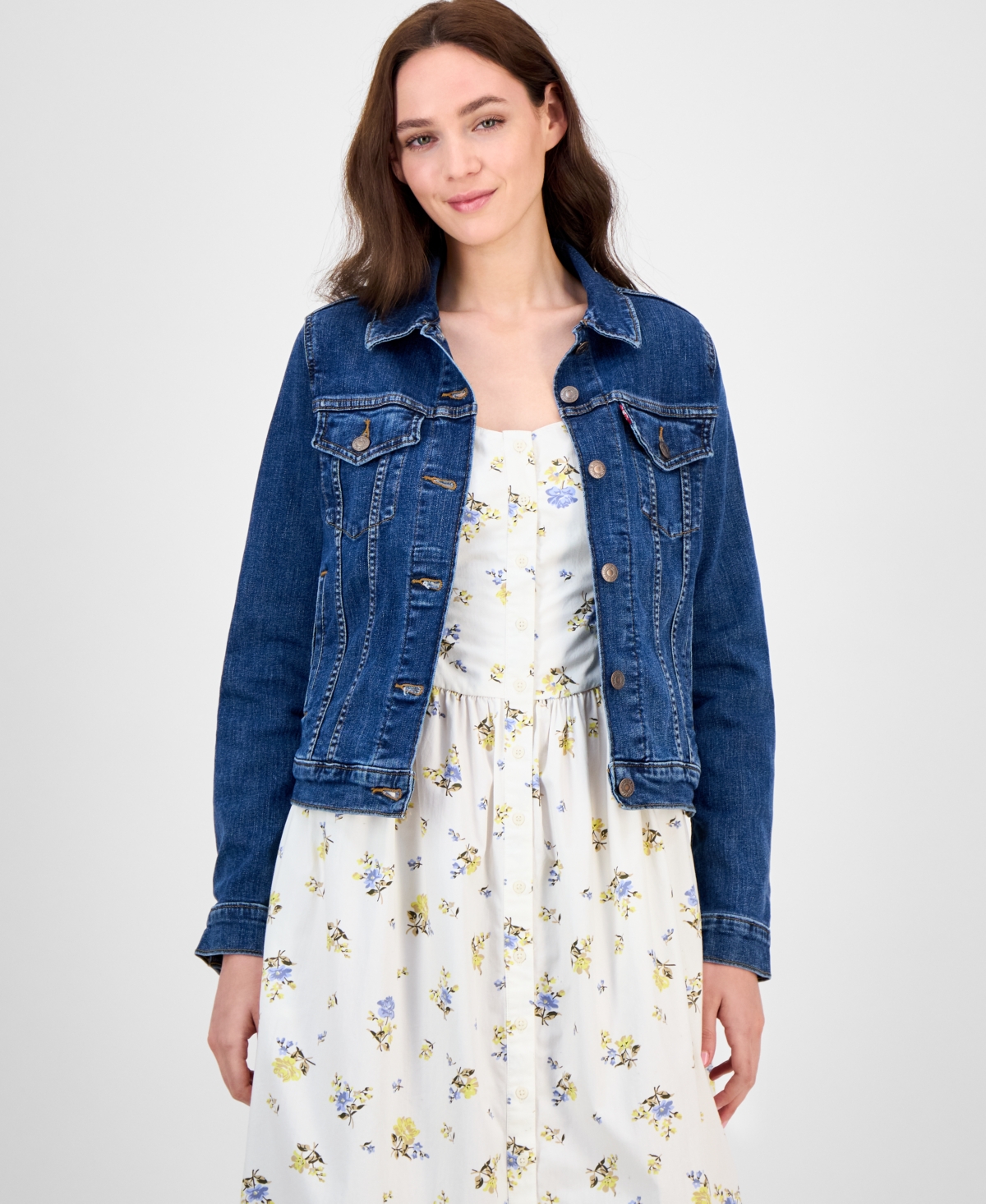 Levi’s Women’s Original Cotton Denim Trucker Jacket – See Her Run Levi’s Women’s Original Cotton Denim Trucker Jacket – See Her Run