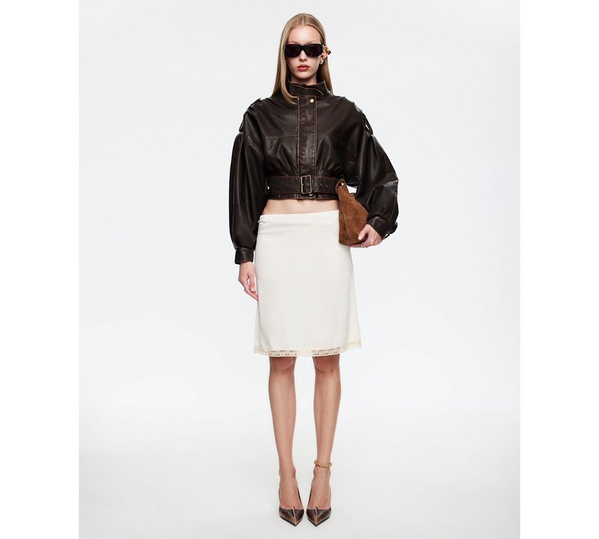 Lioness Women’s Bella Midi Skirt – Butter Lioness Women’s Bella Midi Skirt – Butter