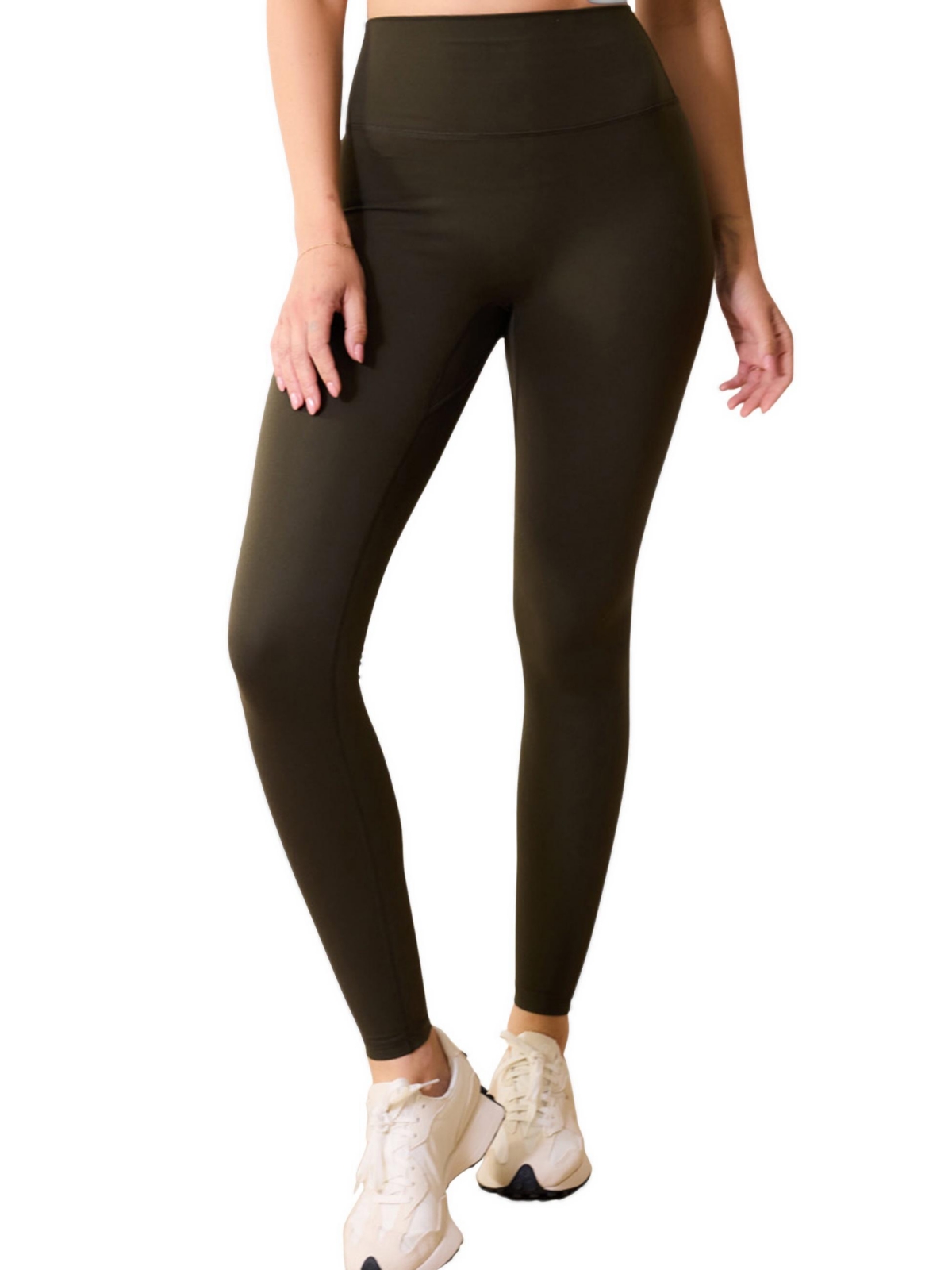 Lovall Women’s 24/7 Revitalise High Waisted Leggings – Deep olive Lovall Women’s 24/7 Revitalise High Waisted Leggings – Deep olive