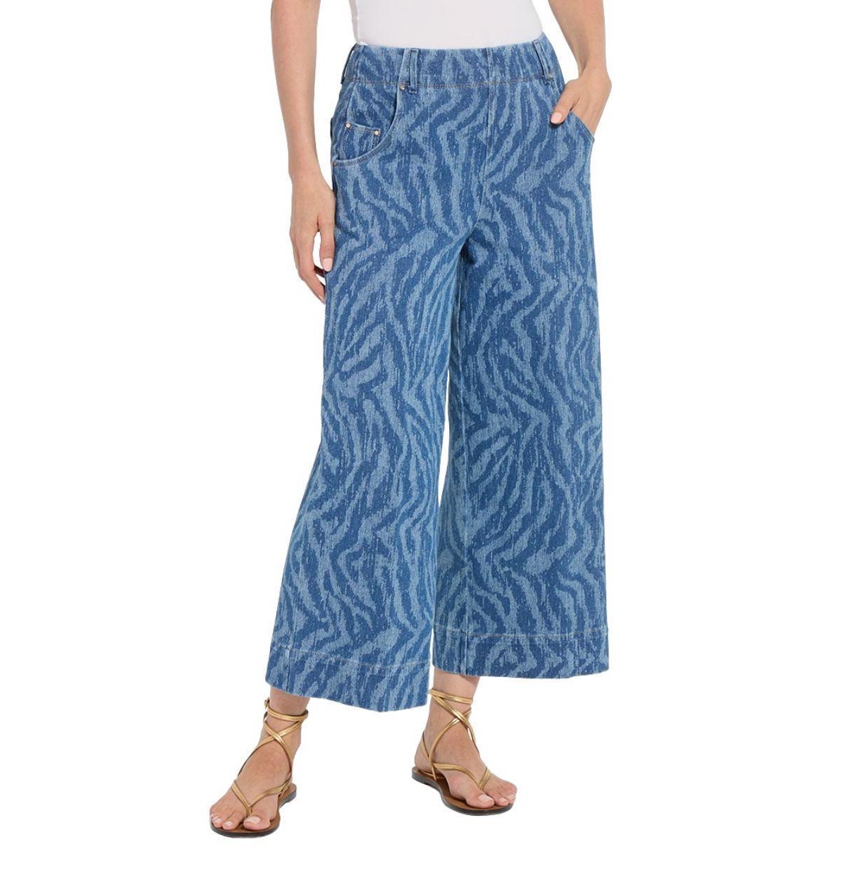 Lysse Women’s New York Leo Palazzo Denim – Current ripples Lysse Women’s New York Leo Palazzo Denim – Current ripples