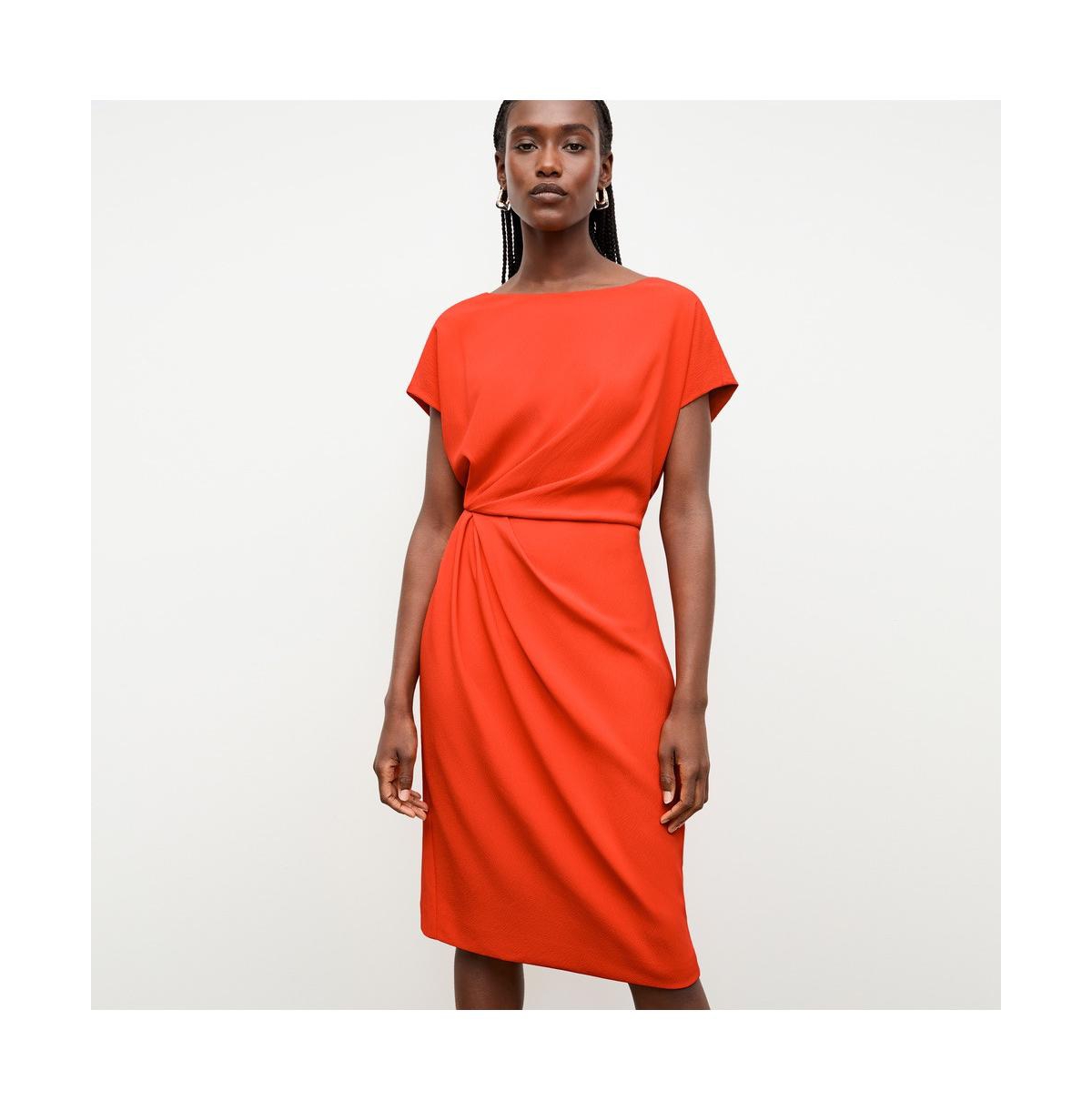 M.m.LaFleur Women’s Jillian Dress – Eco Heavy Soft Wave – Bright coral M.m.LaFleur Women’s Jillian Dress – Eco Heavy Soft Wave – Bright coral