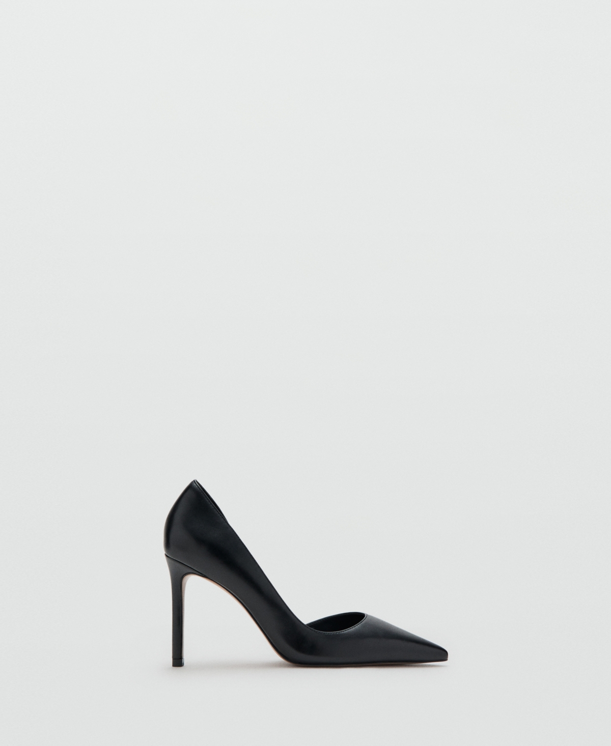 Mango Women’s Asymmetrical Heeled Shoes – Black Mango Women’s Asymmetrical Heeled Shoes – Black