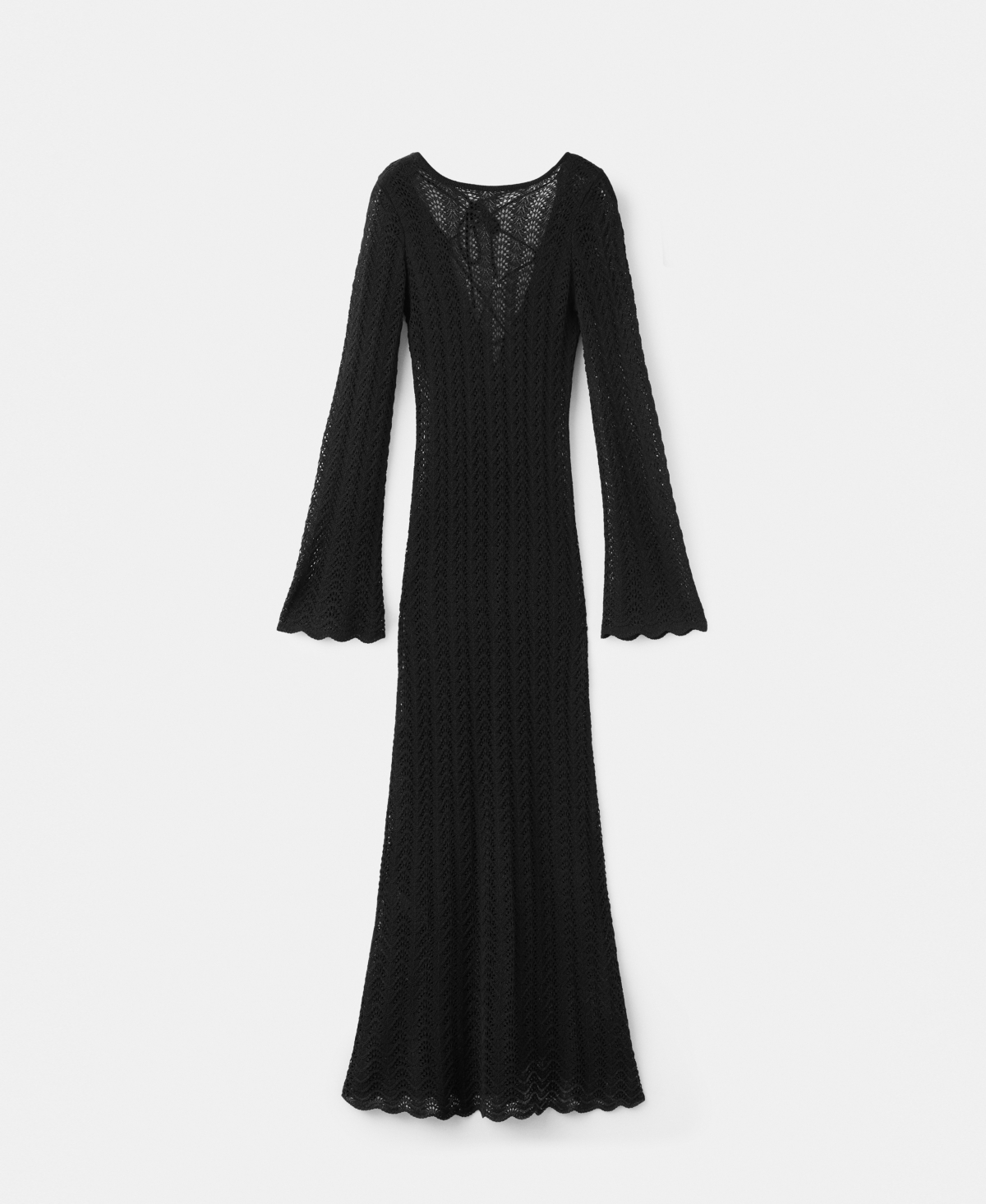 Mango Women’s Crochet Long Dress – Black Mango Women’s Crochet Long Dress – Black