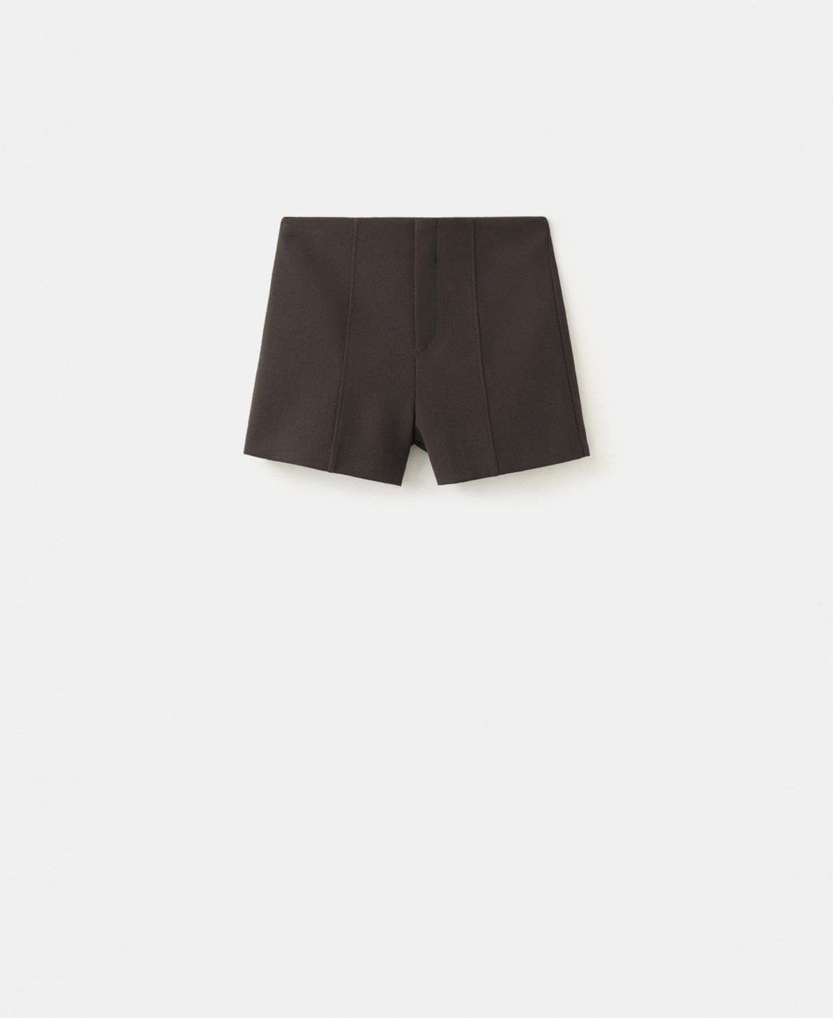 Mango Women’s Fitted Solid Shorts – Chocolate Mango Women’s Fitted Solid Shorts – Chocolate