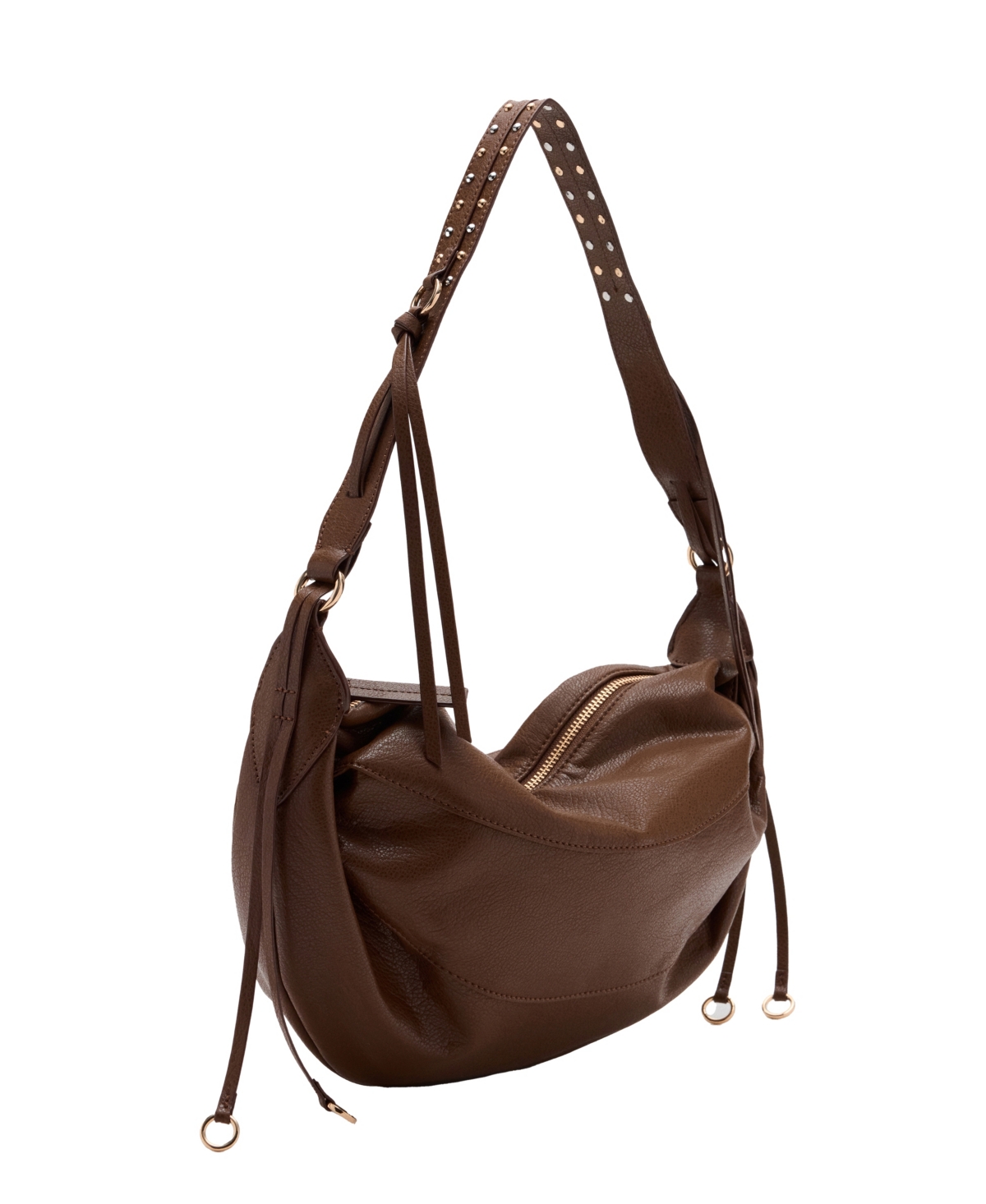 Mango Women’s Oval Shoulder Bag – Leather Mango Women’s Oval Shoulder Bag – Leather