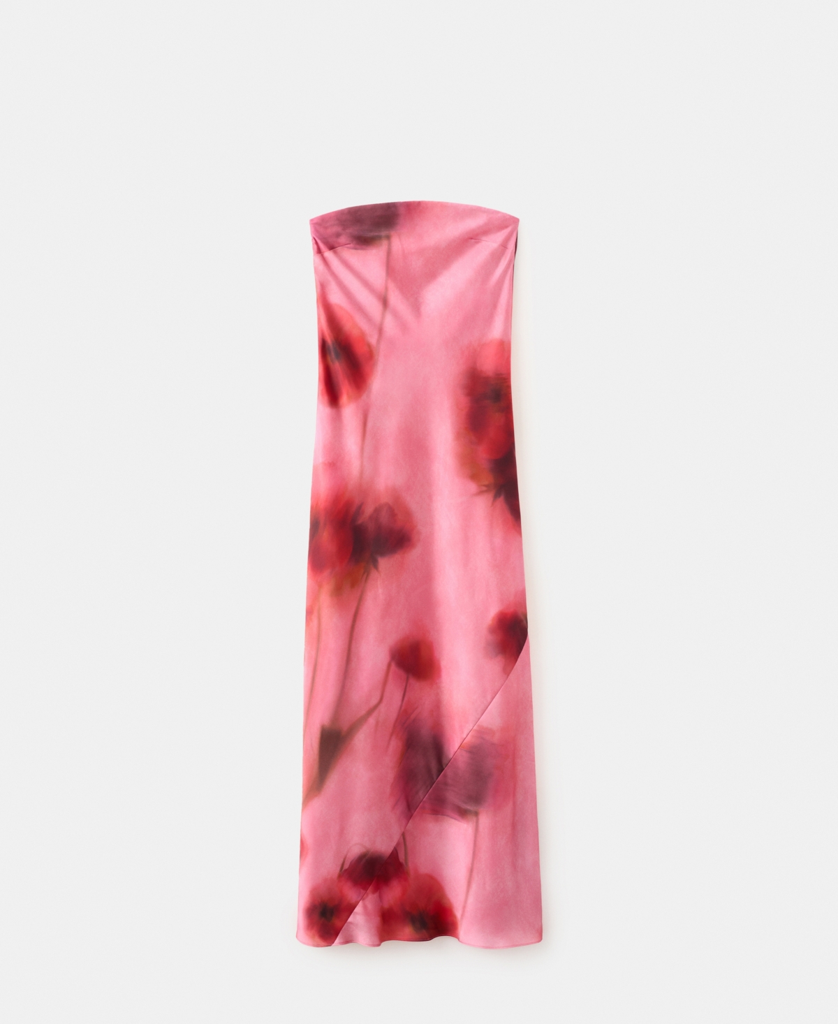 Mango Women’s Strapless Floral Dress – Pastel Pink Mango Women’s Strapless Floral Dress – Pastel Pink