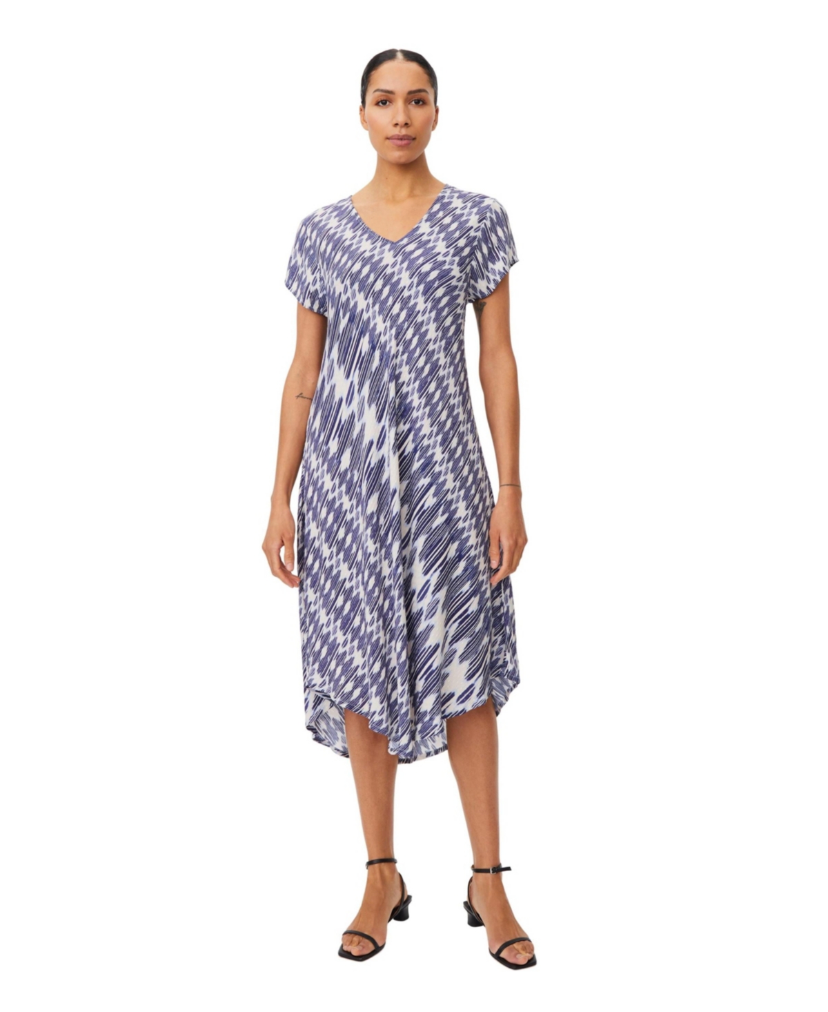Masai Copenhagen Women’s Manebili Silky Drape V-Neck Dress – Medieval blue Masai Copenhagen Women’s Manebili Silky Drape V-Neck Dress – Medieval blue