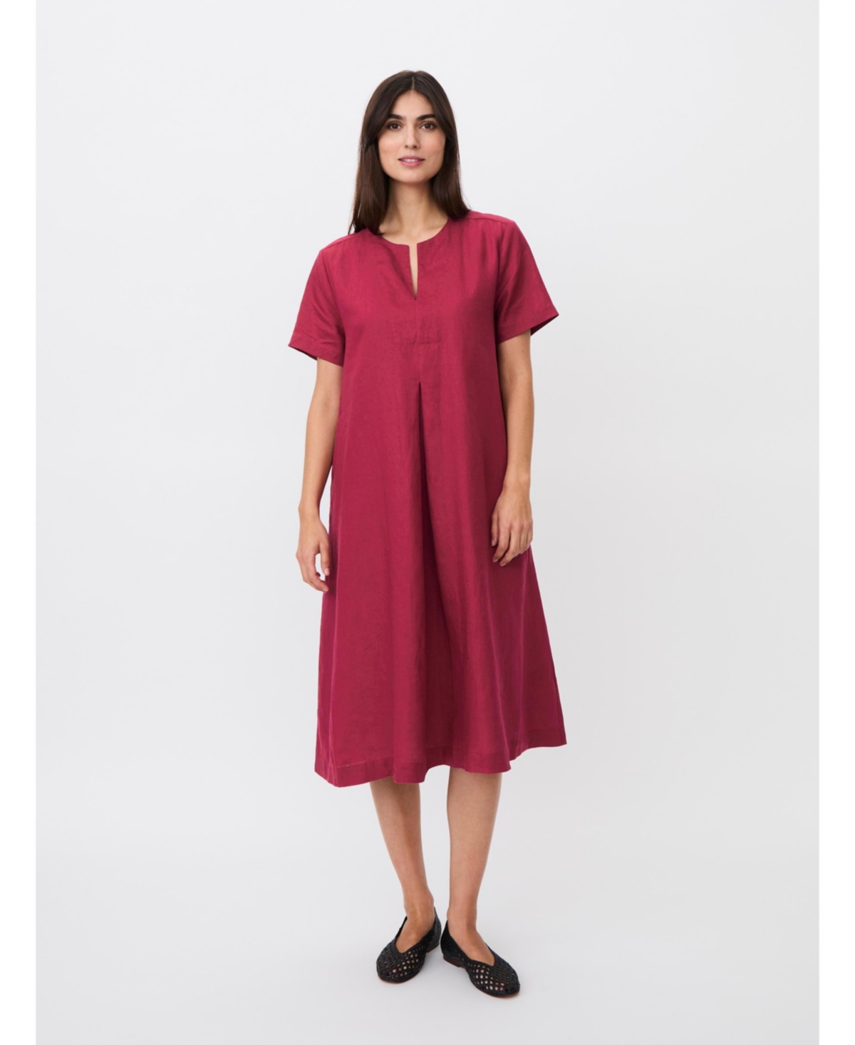 Masai Copenhagen Women’s Manipani Linen Tunic Dress – Beet red Masai Copenhagen Women’s Manipani Linen Tunic Dress – Beet red