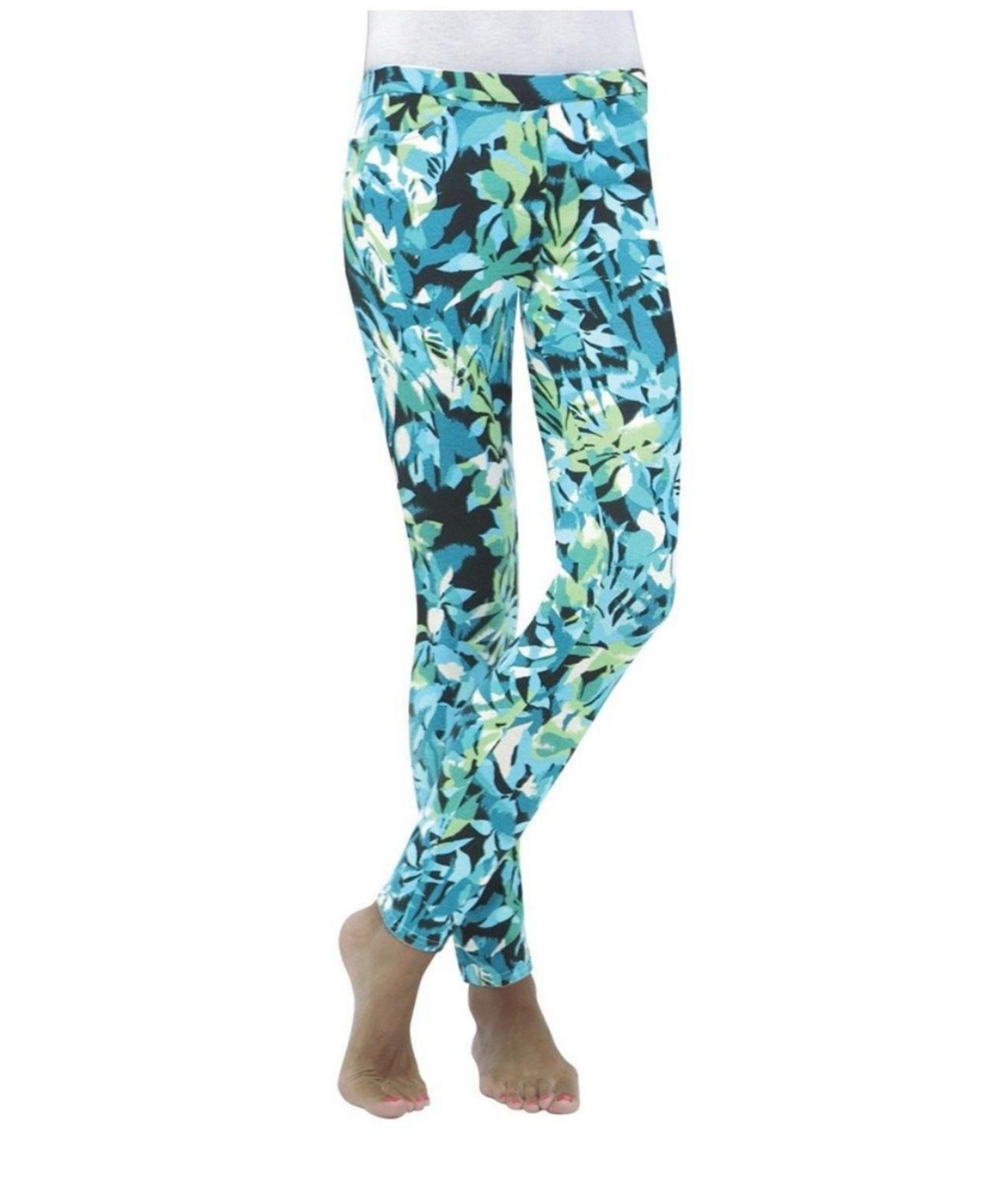 MeMoi Women’s Borneo Lightweight Summer Leggings – Turquoise MeMoi Women’s Borneo Lightweight Summer Leggings – Turquoise
