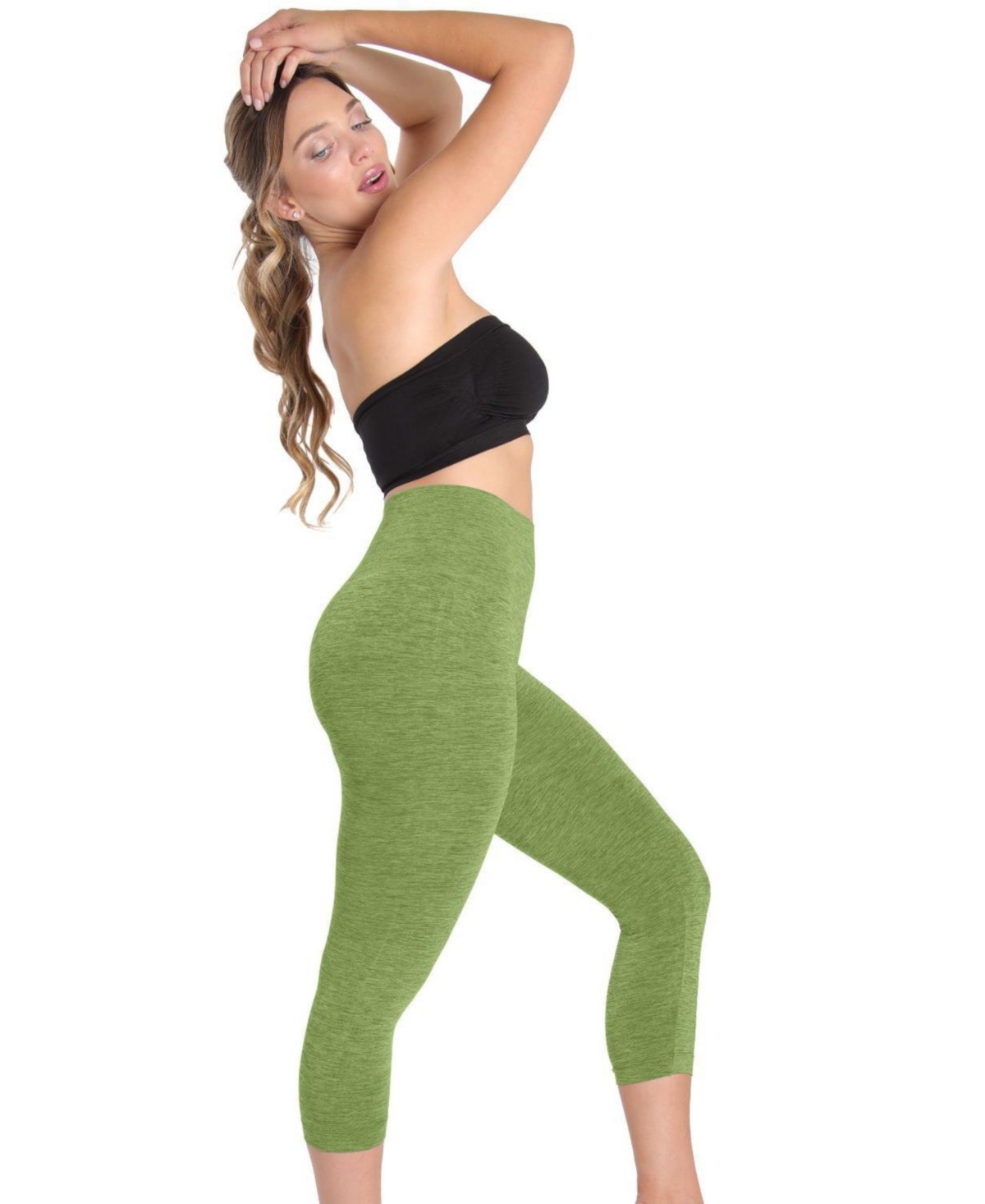 MeMoi Women’s High-Waist Control Seamless Shapewear Leggings – Cactus spacedye MeMoi Women’s High-Waist Control Seamless Shapewear Leggings – Cactus spacedye