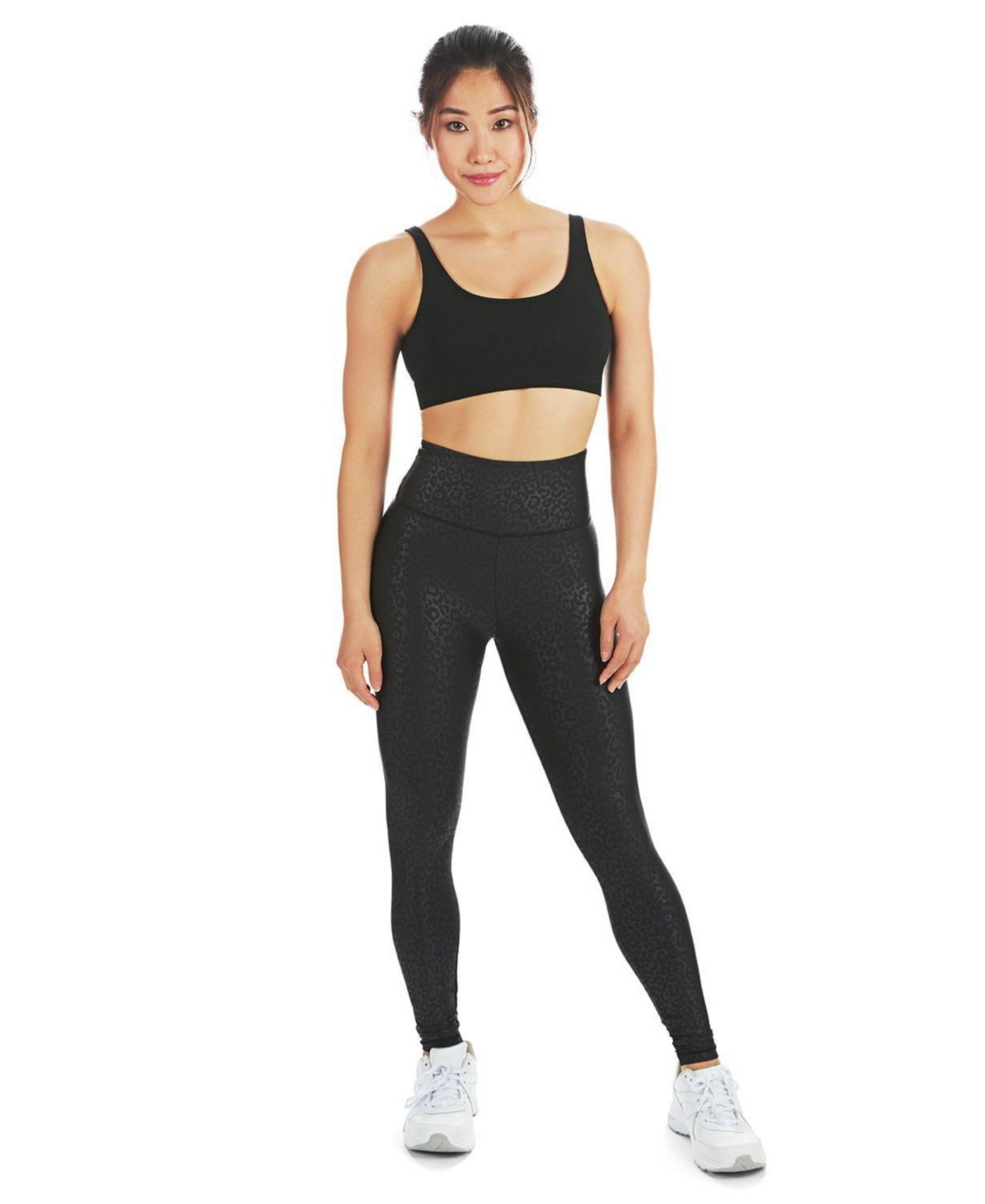 MeMoi Women’s Leopard Print Scrunch Butt Stitch Comfort Waist Athletic Legging – Black MeMoi Women’s Leopard Print Scrunch Butt Stitch Comfort Waist Athletic Legging – Black