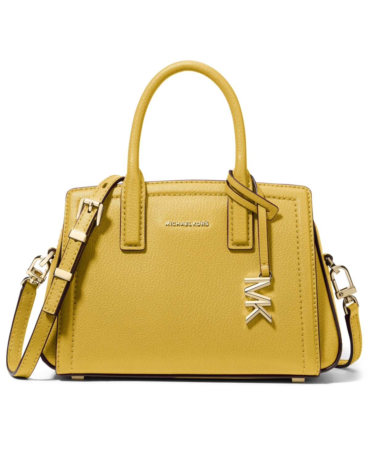 Michael Kors Laila Extra- Small Leather Crossbody – Chartreuse