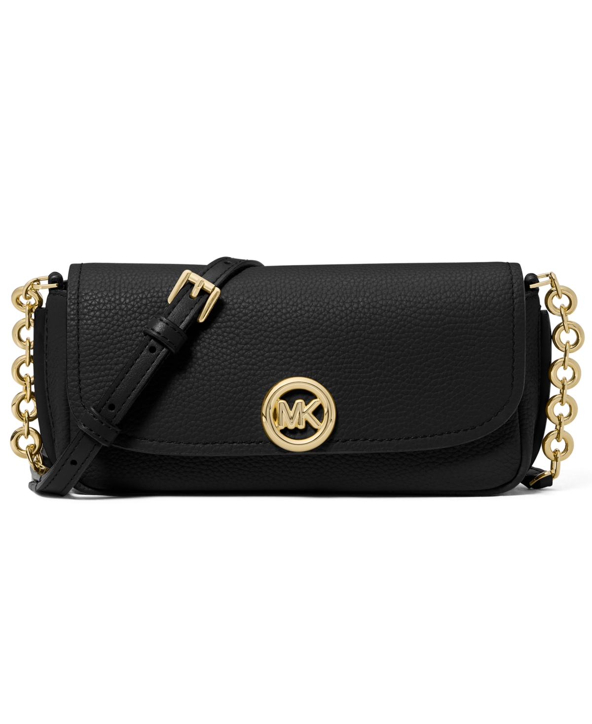 Michael Kors Nolita Small Flap Chain Crossbody Bag – Black Michael Kors Nolita Small Flap Chain Crossbody Bag – Black