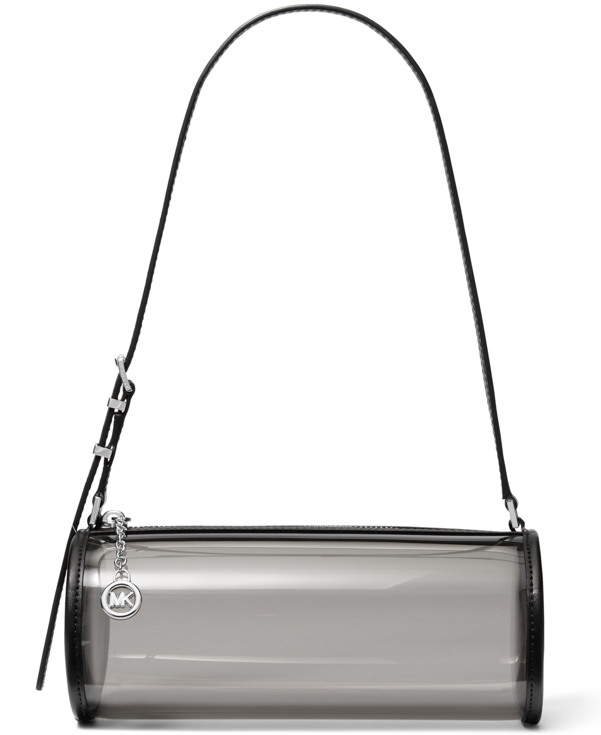 Michael Michael Kors Small Barrel Pouchette Handbag – Black/Black Michael Michael Kors Small Barrel Pouchette Handbag – Black/Black
