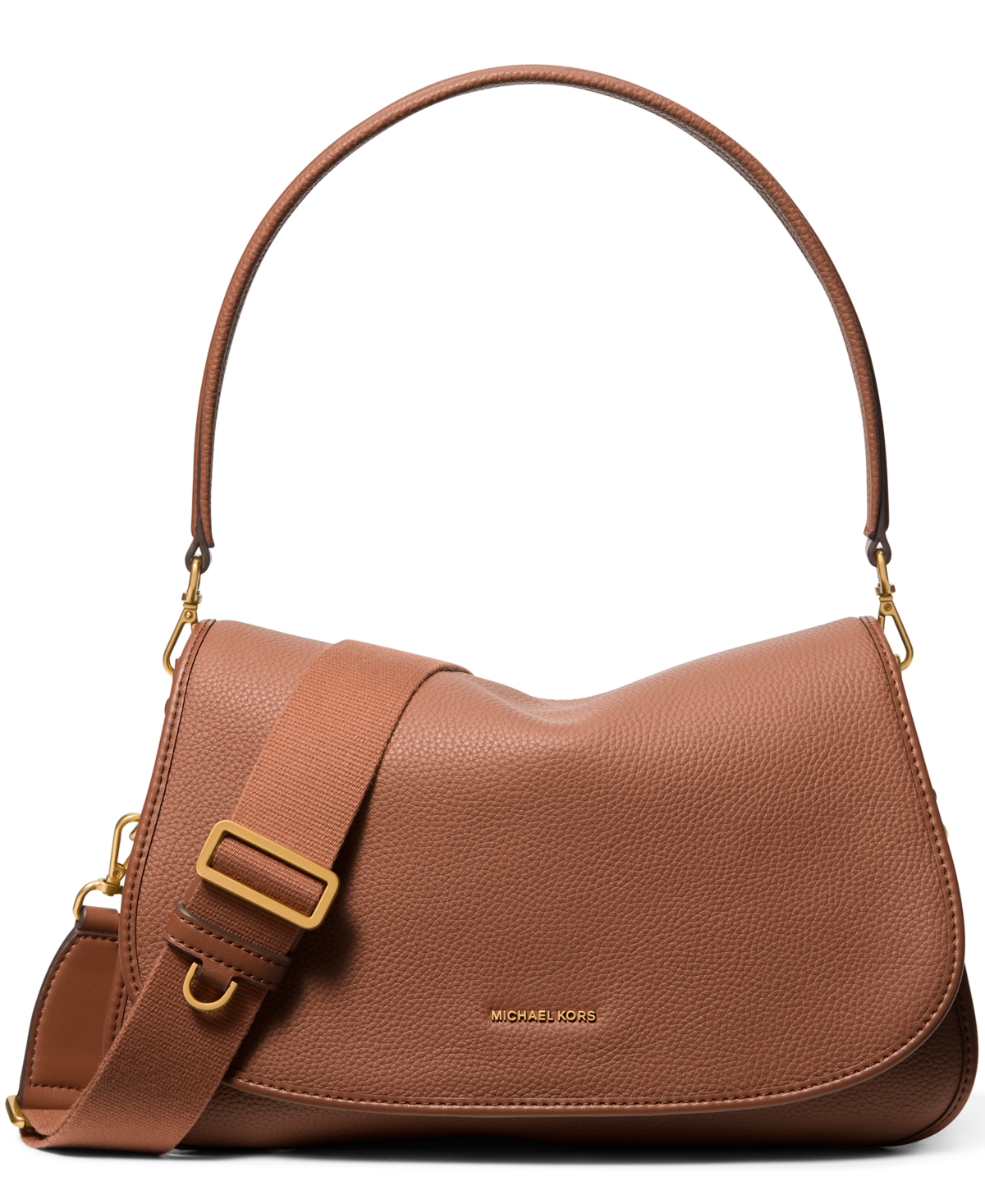Michael Michael Kors Small Crossbody Messenger Handbag – Luggage Michael Michael Kors Small Crossbody Messenger Handbag – Luggage