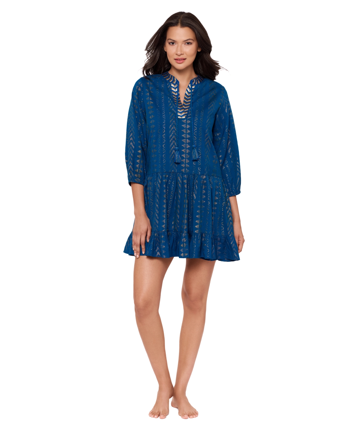 Miraclesuit Women’s Cover-Up V-Neck Beach Dress – Twilight Miraclesuit Women’s Cover-Up V-Neck Beach Dress – Twilight