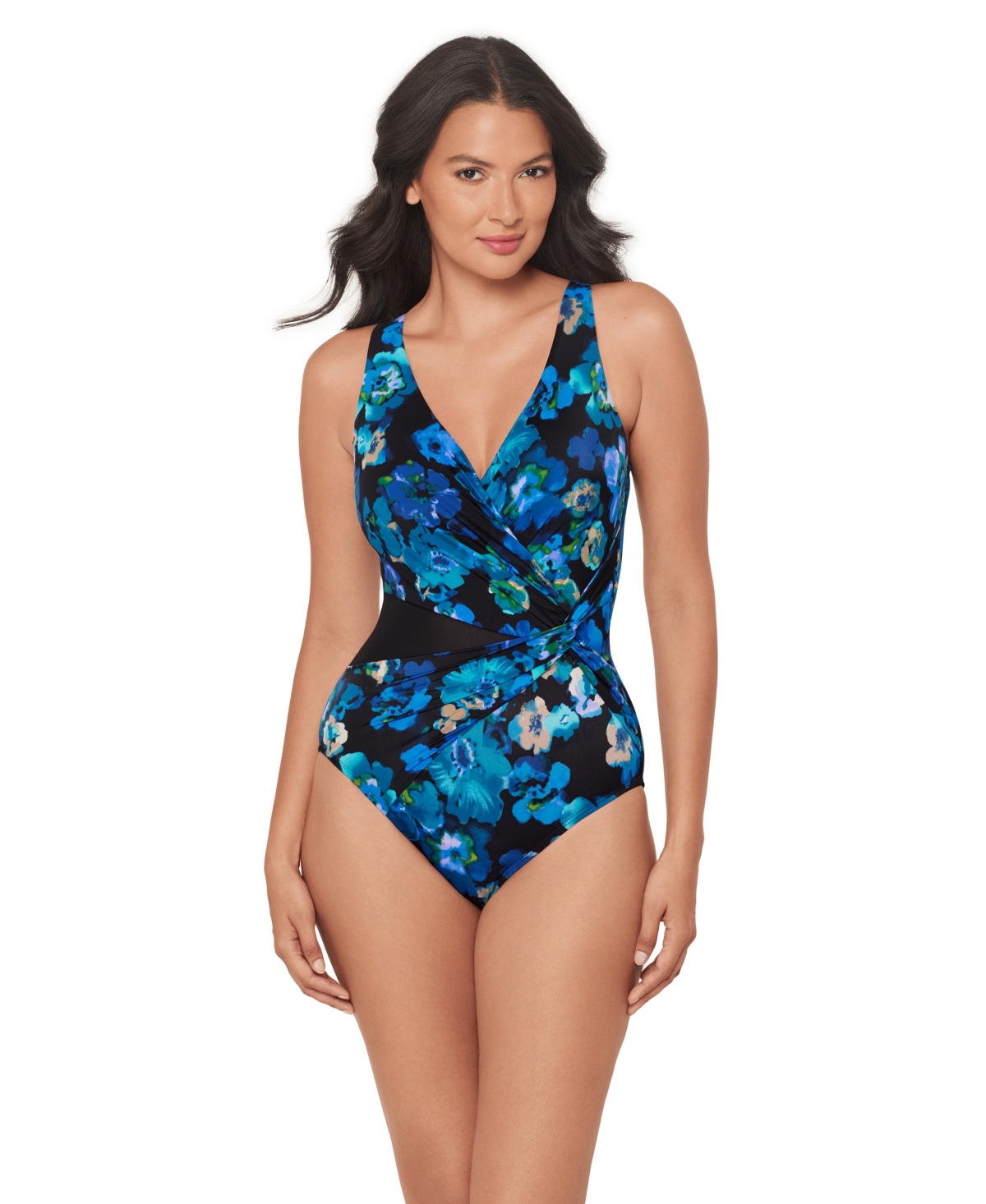 Miraclesuit Women’s Secret Garden Circe Soft-Cup One-Piece Swimsuit – Black/Multi Miraclesuit Women’s Secret Garden Circe Soft-Cup One-Piece Swimsuit – Black/Multi