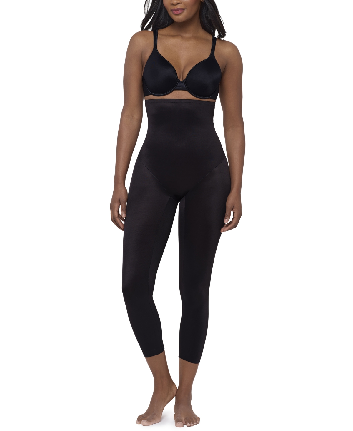 Miraclesuit Women’s Show Stopper High-Wait Shaping Capri Leggings – Black Miraclesuit Women’s Show Stopper High-Wait Shaping Capri Leggings – Black