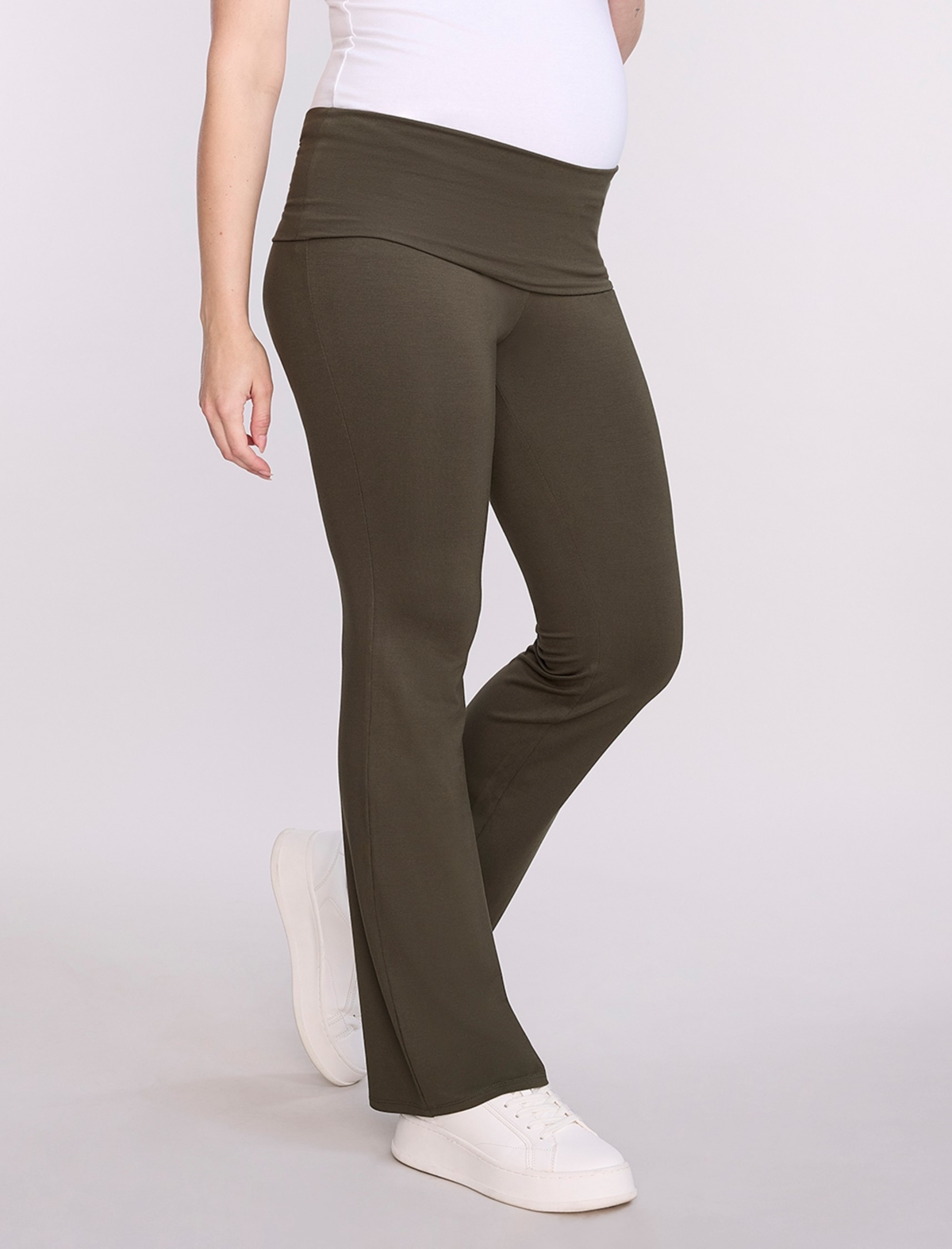 Motherhood Maternity Maternity Roll Over Waistband Flare Legging – Motherhood – Deep depths Motherhood Maternity Maternity Roll Over Waistband Flare Legging – Motherhood – Deep depths