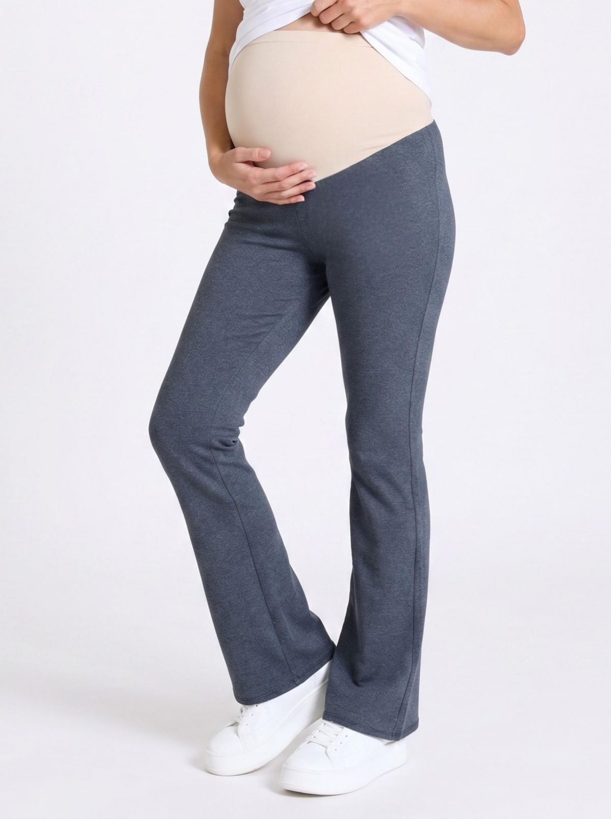 Motherhood Maternity Maternity Secret Fit Over the Belly Full Length Flare Leggings – Motherhood – Heather grey Motherhood Maternity Maternity Secret Fit Over the Belly Full Length Flare Leggings – Motherhood – Heather grey