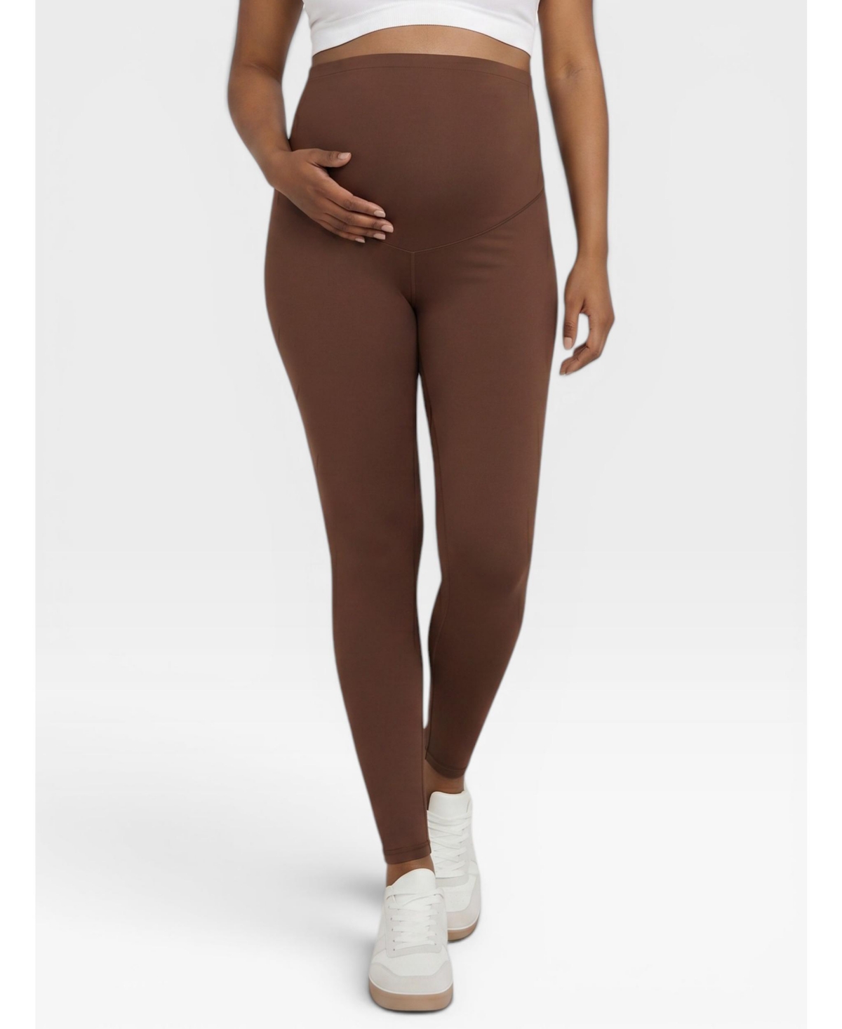 Motherhood Maternity Women’s Active Over the Belly Maternity Leggings – Motherhood Maternity – Potting soil Motherhood Maternity Women’s Active Over the Belly Maternity Leggings – Motherhood Maternity – Potting soil