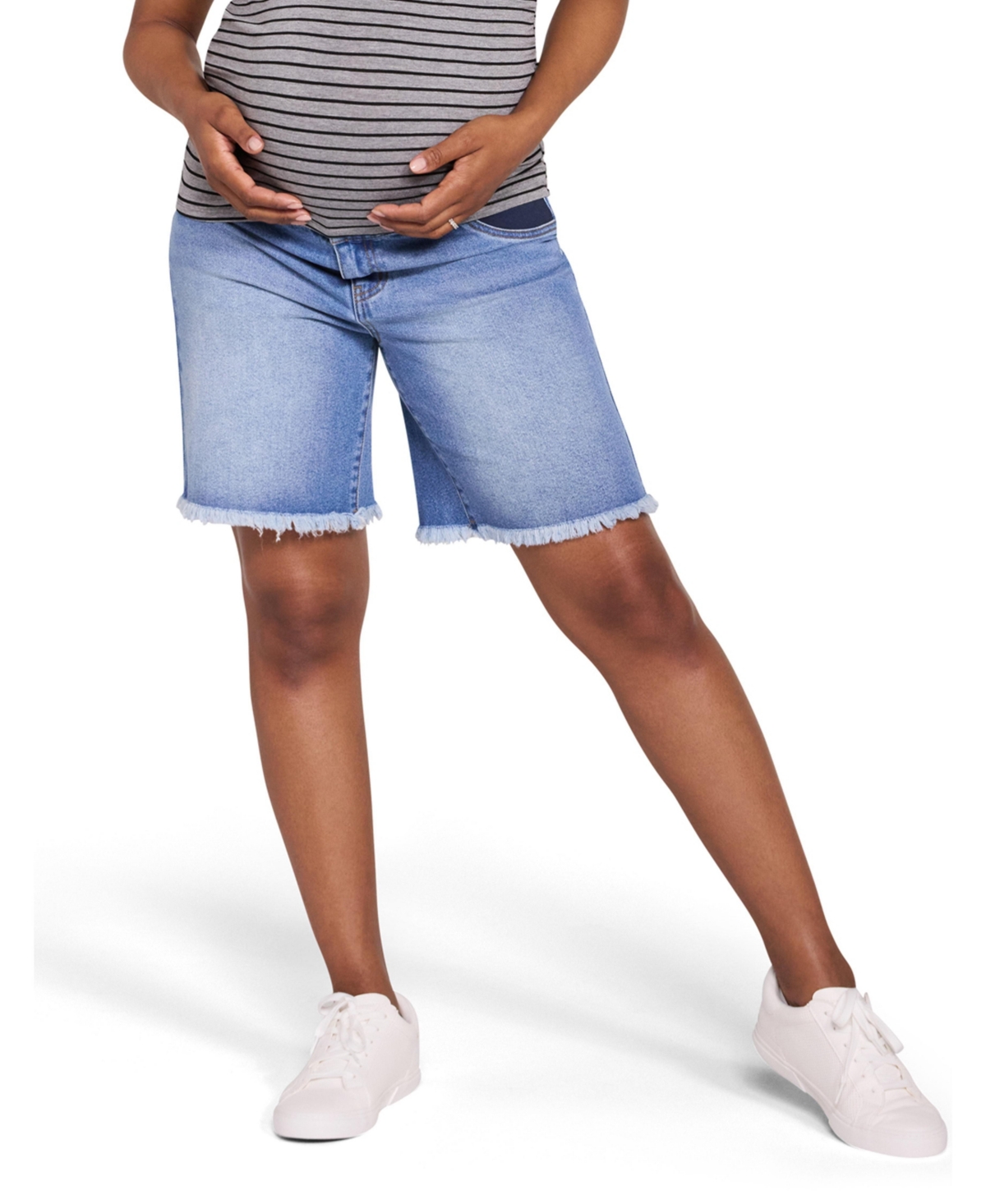 Motherhood Maternity Women’s Motherhood Under the Belly Dad Denim Short – Beth medium wash Motherhood Maternity Women’s Motherhood Under the Belly Dad Denim Short – Beth medium wash