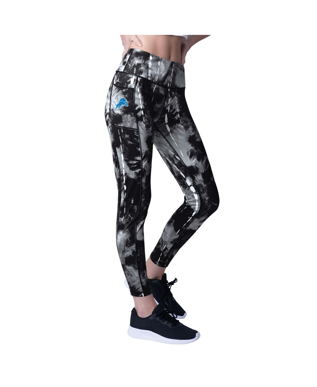 Msx by Michael Strahan Women’s Black Detroit Lions Serena Tie-Dye Leggings – Black Msx by Michael Strahan Women’s Black Detroit Lions Serena Tie-Dye Leggings – Black