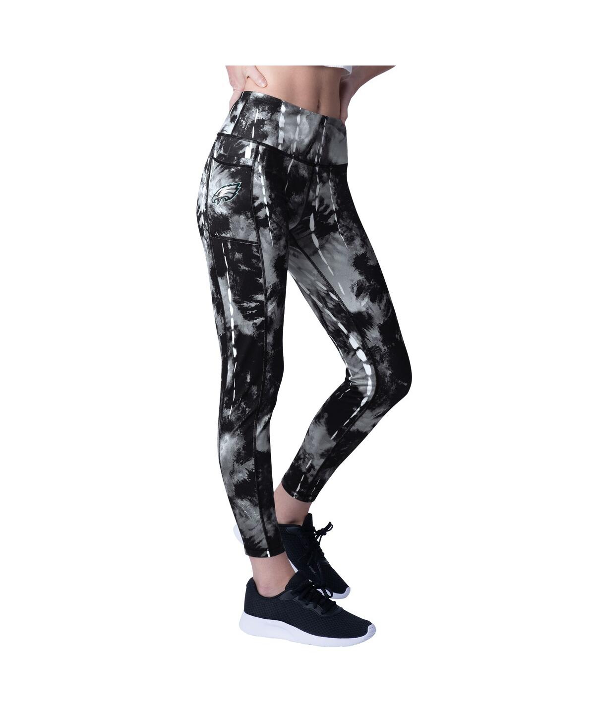 Msx by Michael Strahan Women’s Black Philadelphia Eagles Serena Tie-Dye Leggings – Black Msx by Michael Strahan Women’s Black Philadelphia Eagles Serena Tie-Dye Leggings – Black