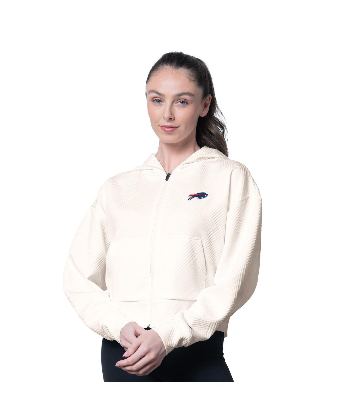 Msx by Michael Strahan Women’s Cream Buffalo Bills Eleanor Full-Zip Hoodie – Cream Msx by Michael Strahan Women’s Cream Buffalo Bills Eleanor Full-Zip Hoodie – Cream