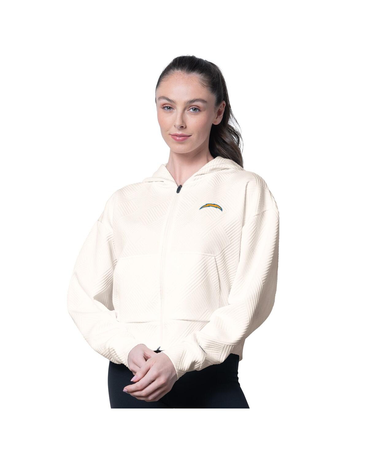 Msx by Michael Strahan Women’s Cream Los Angeles Chargers Eleanor Full-Zip Hoodie – Cream Msx by Michael Strahan Women’s Cream Los Angeles Chargers Eleanor Full-Zip Hoodie – Cream