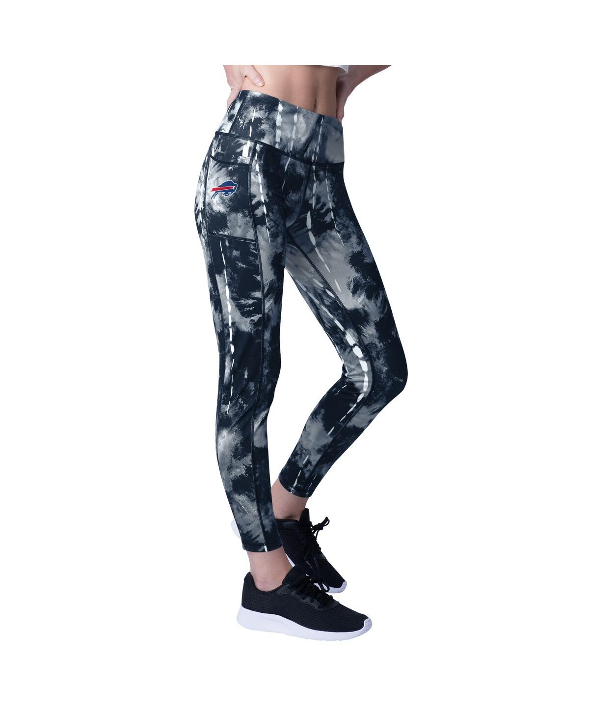 Msx by Michael Strahan Women’s Navy Buffalo Bills Serena Tie-Dye Leggings – Navy