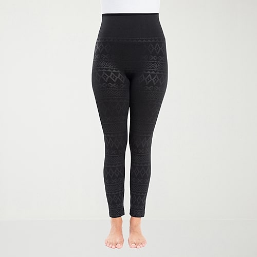 Muk Luks Womens Full Length Leggings, Medium-large, Black Muk Luks Womens Full Length Leggings, Medium-large, Black