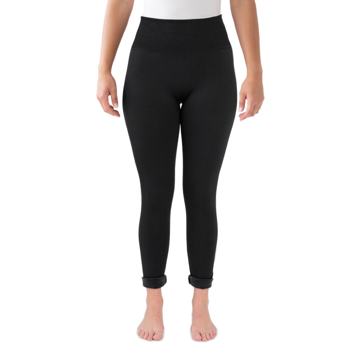 Muk Luks Women’s Fur Lined Leggings – Black Muk Luks Women’s Fur Lined Leggings – Black