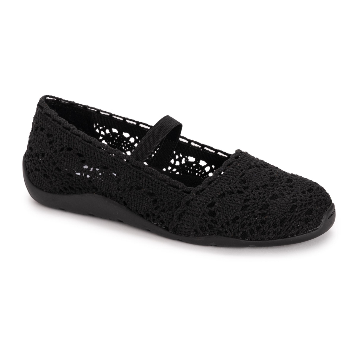 Muk Luks Women’s Shelby Ballerina Shoe – Black Muk Luks Women’s Shelby Ballerina Shoe – Black