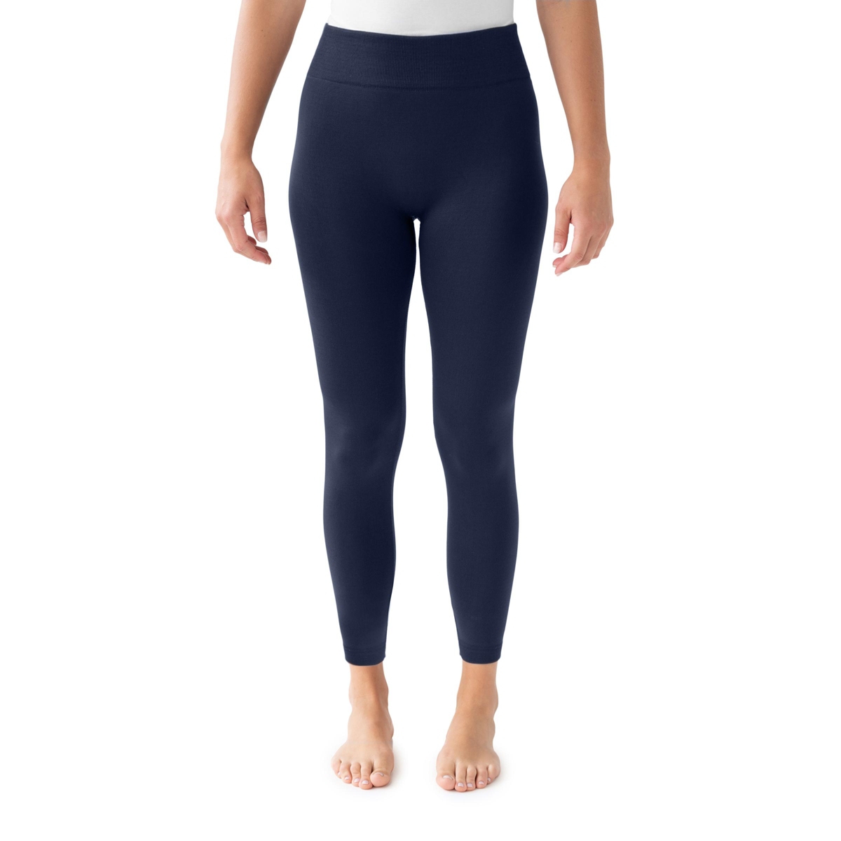 Muk Luks Women’s Unlined Jersey Legging – Navy Muk Luks Women’s Unlined Jersey Legging – Navy