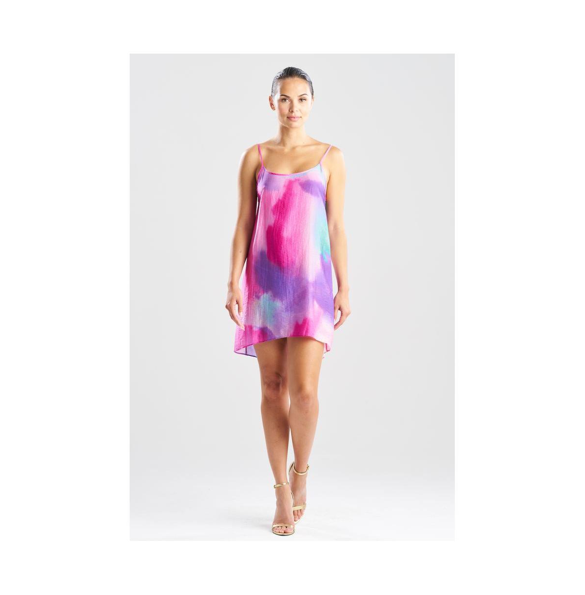 Natori Women’s Watercolor – Sheer Texture Scoop Mini Dress – Pink Natori Women’s Watercolor – Sheer Texture Scoop Mini Dress – Pink