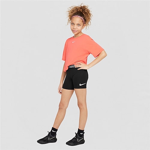 Nike Big Kid Girls Bike Short, Small, Black Nike Big Kid Girls Bike Short, Small, Black