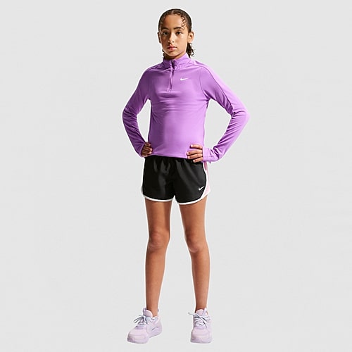 Nike Dri-Fit Tempo Big Kid Girls Woven Running Short, Medium, Black