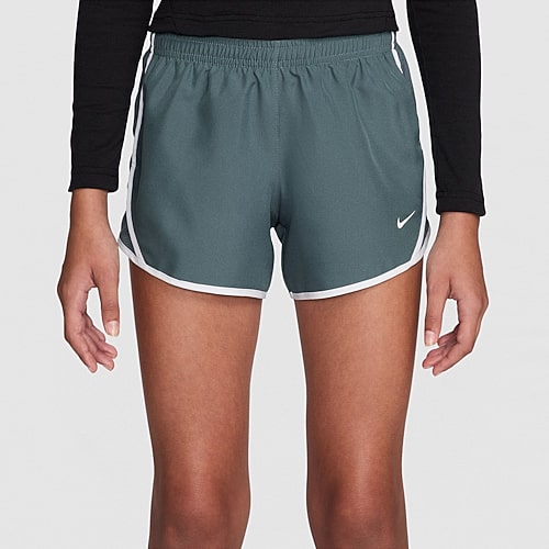 Nike Dri-Fit Tempo Big Kid Girls Woven Running Short, Small, Gray