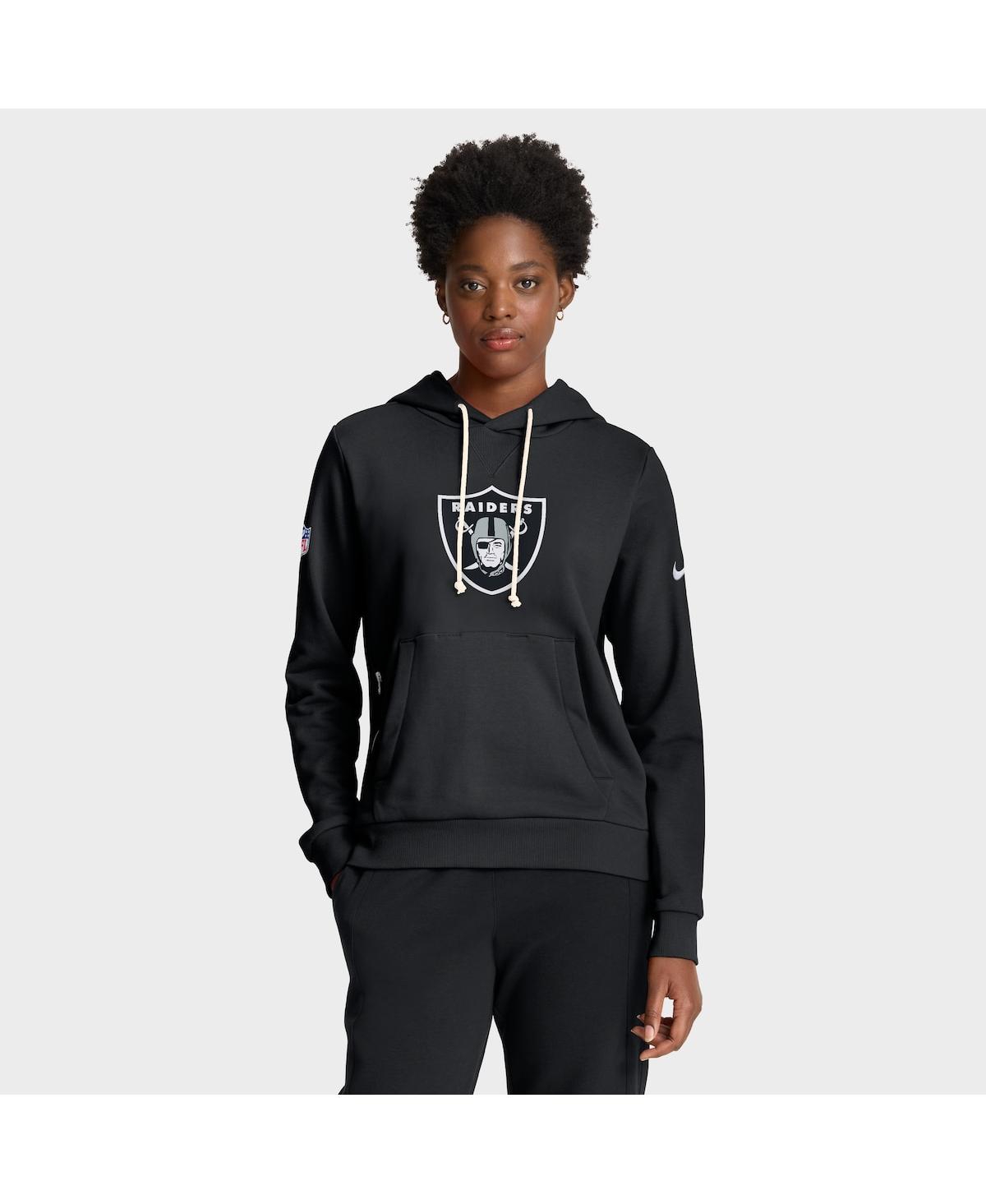 Nike Women’s Black Las Vegas Raiders Sideline Standard Issue Initial Home Dri-fit Hoodie – Black Nike Women’s Black Las Vegas Raiders Sideline Standard Issue Initial Home Dri-fit Hoodie – Black