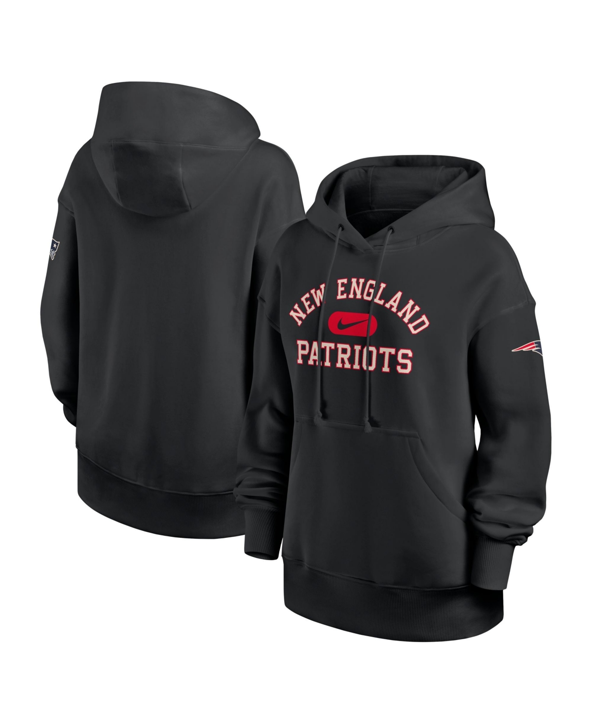 Nike Women’s Black New England Patriots Oversized Legacy Phoenix Hoodie – Black Nike Women’s Black New England Patriots Oversized Legacy Phoenix Hoodie – Black