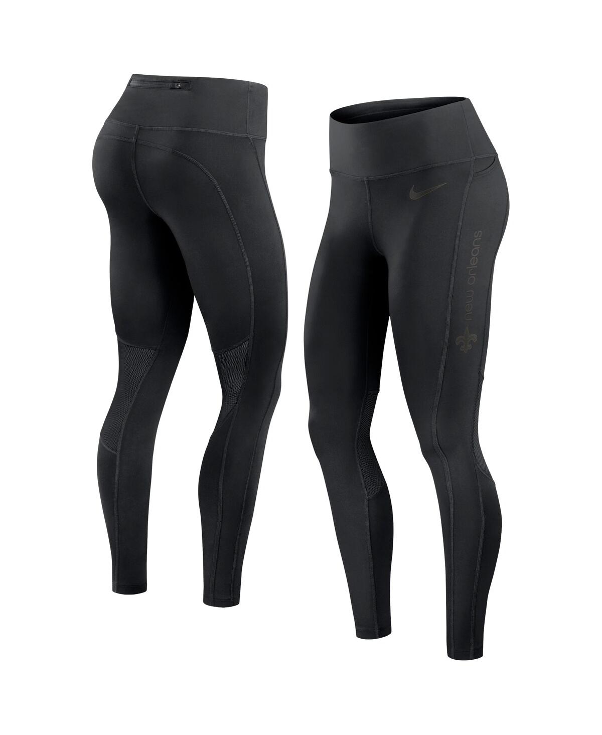 Nike Women’s Black New Orleans Saints Performance Leggings – Black Nike Women’s Black New Orleans Saints Performance Leggings – Black