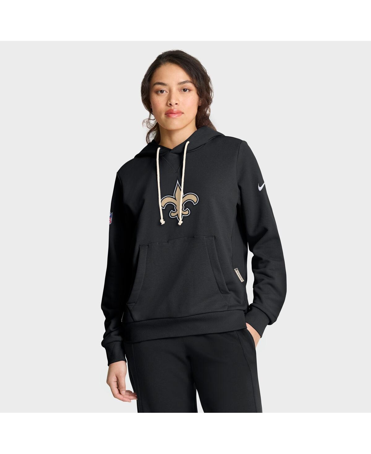 Nike Women’s Black New Orleans Saints Sideline Standard Issue Initial Home Dri-fit Hoodie – Black Nike Women’s Black New Orleans Saints Sideline Standard Issue Initial Home Dri-fit Hoodie – Black
