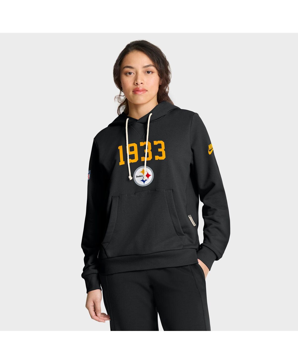 Nike Women’s Black Pittsburgh Steelers 1933 Sideline Standard Issue Dri-fit Hoodie – Black Nike Women’s Black Pittsburgh Steelers 1933 Sideline Standard Issue Dri-fit Hoodie – Black