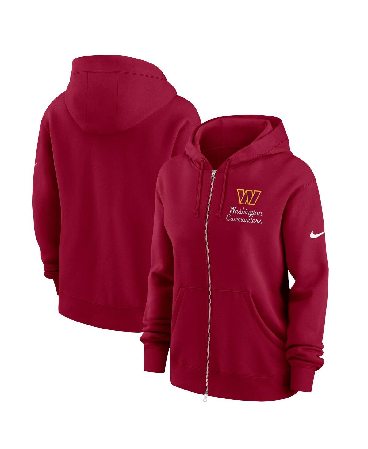 Nike Women’s Burgundy Washington Commanders Phoenix Rewind Full-Zip Hoodie – Burgundy Nike Women’s Burgundy Washington Commanders Phoenix Rewind Full-Zip Hoodie – Burgundy