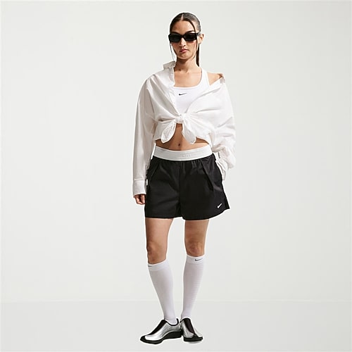 Nike Womens High Rise Active Pull-On Short, X-small, Black Nike Womens High Rise Active Pull-On Short, X-small, Black
