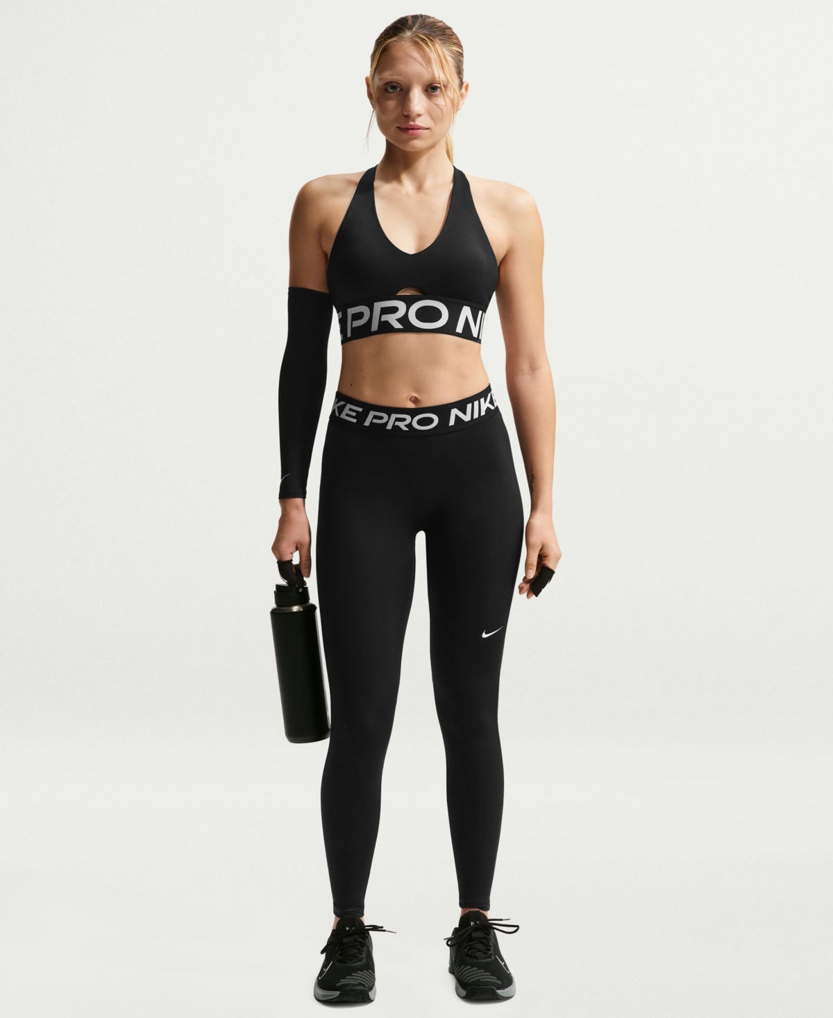 Nike Women’s Mid-Rise Full-Length Leggings – Black/white Nike Women’s Mid-Rise Full-Length Leggings – Black/white